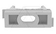Держатель с защелкой, д.25мм от интернет-магазина amperkin.by
