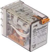 Миниатюрное универсальное реле 55.34.8.110.0040, 4CO, 7A(250VAC/30VDC), 110VAC