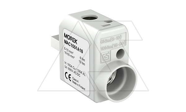 Коннектор SR50L 1xAl/Cu, 6_50mm², 160/100A Al/Cu, 690V, левосторонний