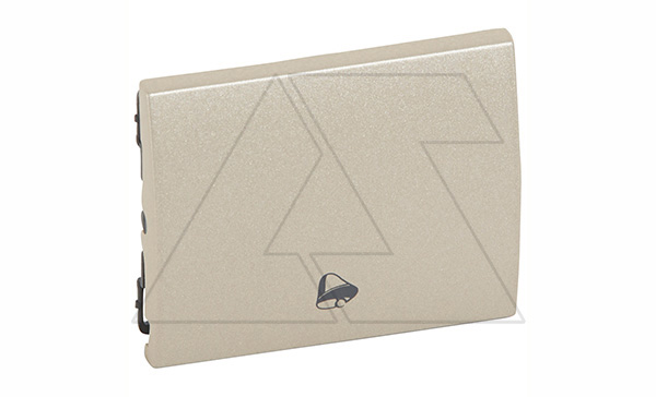 Galea Life - Клавиша для выключателя с пиктограммой звонка, Titanium