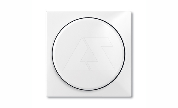 Basic 55 - Лицевая панель с поворотной ручкой и подсветокой для светорегуляторов (сл.кость)