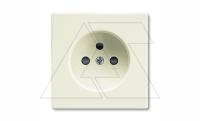 Basic 55 - Лицевая панель с защитными шторками для розеток 20 M-500 (шале-белый)