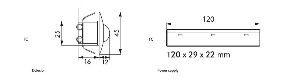 Датчик присутствия B.E.G. PD9-KNX-DX-FC