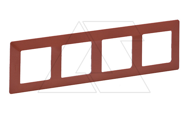 Valena Life - Рамка 4 поста верт/гориз, терракота