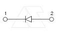 Клемма с диодом CKT4UD2 /6x46,3mm, винтовая, 1N4007 (1000V, 1A), сх. R-L, 2 присоед., 4(max 6)mm2, 500V, серая от интернет-магазина amperkin.by