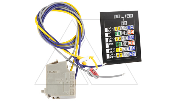 Блок-контакт вспомогательный AX, 1CO, 4A 250VAC15//6A 24VDC12//0.3A 250VDC12, для SDM6-100_SDM6-1600