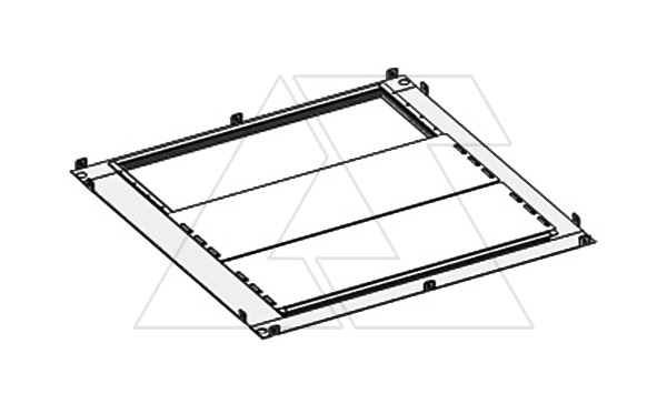 Дно щита NEO 1200x400мм (ШxГ), RAL7035, IP55