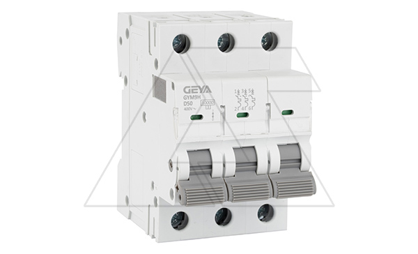 Авт. выключатель GYM9H-3P-50D, 3P, 50A, хар-ка D, 10kA, 3M