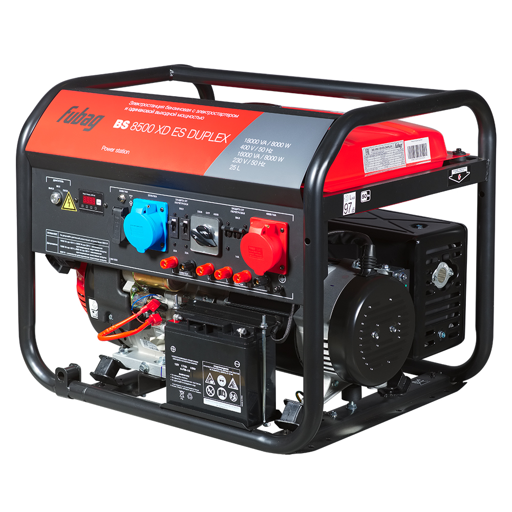 Генератор бензиновый FUBAG BS 8500 XD ES Duplex от интернет-магазина amperkin.by