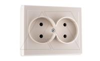 JOWISZ - Розетка 2x2P, бежевый