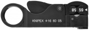 Стрипперы для коаксиальных кабелей (RG 58, RG 59 и RG 62),L-105 мм, SB (KNIPEX)