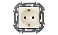 Inspiria - Розетка 2P+E нем. стд. (сл.кость) от интернет-магазина amperkin.by