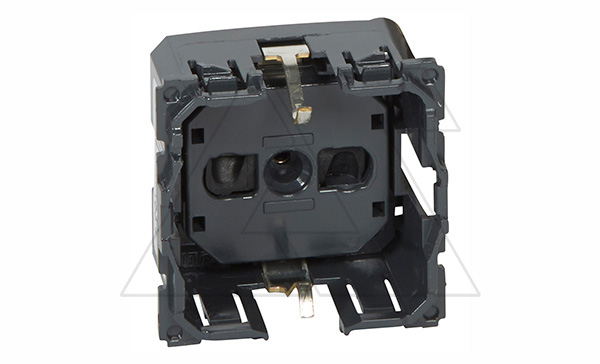 Celiane - Розетка 2P+E, пруж. зажимы, защ. шторки, без лицевой панели