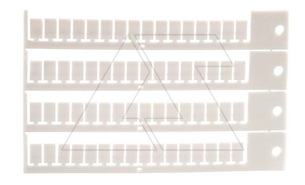 Шильдик маркировочный SN64P, пластик, белый, 64шт. в пластине, для SNB*, SNC*