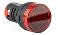 Индикатор напряжения светодиодный моноблочный AD116-22DSV, красный, 24~550VAC, IP44, 22mm от интернет-магазина amperkin.by
