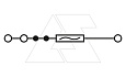 Клемма с держателем предохранителя CXF4/3L110-240V /6x86,2mm, пружинная, 3 присоед., 4(max 6)mm2, 10A, 1000V, LED 110-240V, серая от интернет-магазина amperkin.by