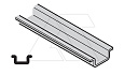 DIN-рейка перфорированная TH15(TS15), 15x5.5x1mm, перф. 18x6.3 - 25mm, L=2m, сталь хол. оцинк. 8µm от интернет-магазина amperkin.by