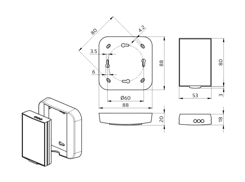 Пульт настройки и управления B.E.G. IR-RC-LD от интернет-магазина amperkin.by
