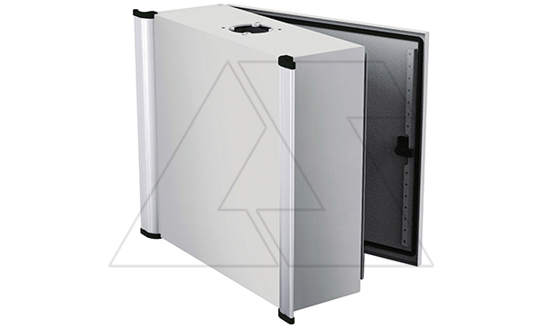 Корпус панели оператора 400x400x200мм (ВxШxГ), ручки на корпусе, замок на двери, вырез под ETR TR1, IP55