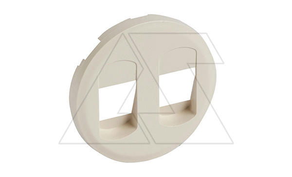 Celiane - Лицевая панель для розетки для колонок двойных слоновая кость