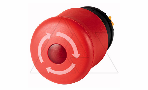 Кнопка аварийного останова Titan M22-PVLT с разблокировкой поворотом с подсветкой, IP66