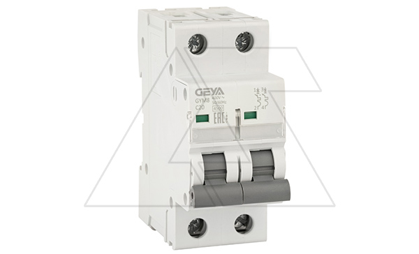 Авт. выключатель GYM8-2P-20C, 2P, 20A, хар-ка C, 4,5kA, 2M