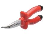 Длинногубцы изогнутые 160 мм диэлектрические серии ЭКСПЕРТ