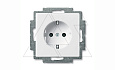 Basic 55 - Розетка  2P+E нем. стд. (сл.кость, блистер) от интернет-магазина amperkin.by