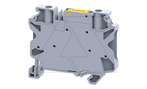 Клемма с ножевым размыкателем CYK4 /6x58,8mm, винтовая, 2 присоед., 4(max 6)mm2, 28A, 1000V, серая