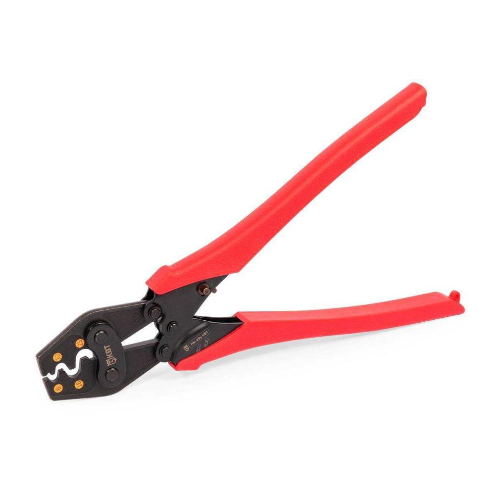 Пресс-клещи с матрицей для опрессовки неизолированных медных наконечников сечением до 25 мм² (КВТ)