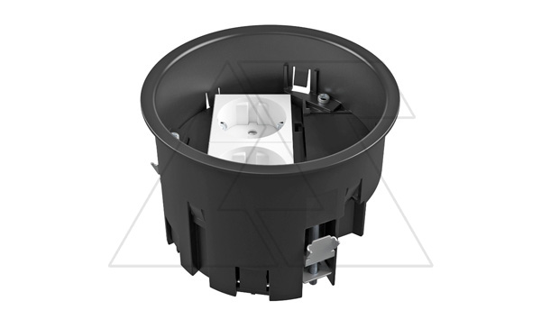 Коробка MT R2 VDE монтажная, укомплектованная розеткой 2х2P+E нем.ст., для люков GES R2, полиамид