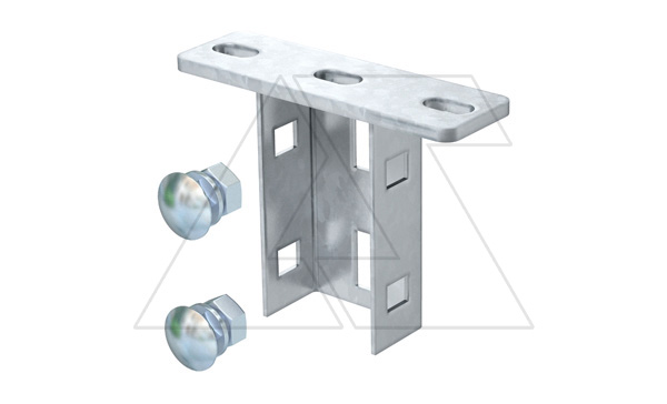 Траверса KU 3 FT для П-образных стоек US 3, с крепежом, гор. оцинк.