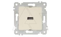 Rita - Розетка 1xUSB Type A, сл.кость