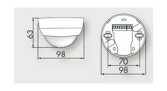 Датчик присутствия B.E.G. PD4-M-1C-GH-SM