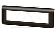 Mosaic - Рамка 8М, горизонтальная, матовый черный (суппорт 80253) от интернет-магазина amperkin.by