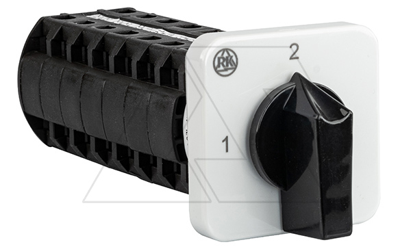 Переключатель BS 16 71 U, 6P, 20A, тип 1-2 (90°), 6NO на 1_2, на дверь, фронт IP40