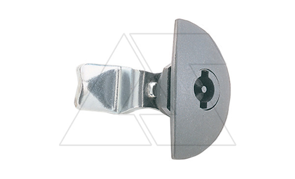 Циллиндрический замок WE235 c никелированным плоским ключом профиля Viro