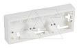 Valena - Коробка для наклад. монтажа 3поста, белый от интернет-магазина amperkin.by