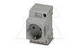 Розетка EO-CF/PT стандартная, push-in зажимы, монтаж DIN-рейка / прямой, 16A, 250VAC, серая от интернет-магазина amperkin.by
