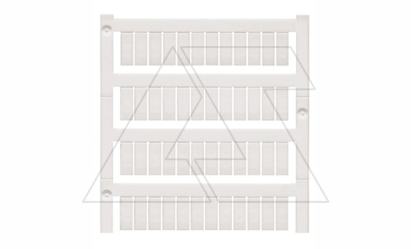 Маркировка клемм WS 12/6 MC белая, шаг 6 мм, L симв.=12мм