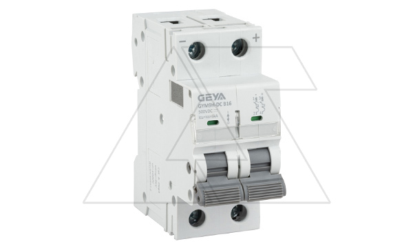 Авт. выкл. GYM9HDC-2P-16B, 2P, 16A, хар-ка B, 6kA, 250VDC, 2M