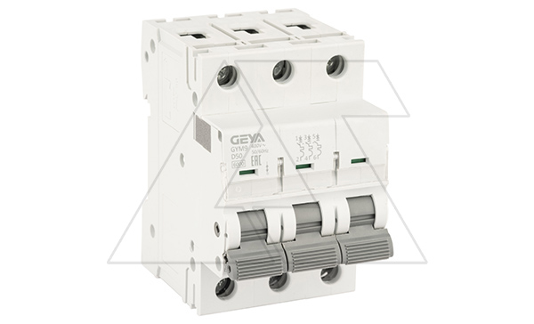 Авт. выключатель GYM9-3P-50D, 3P, 50A, хар-ка D, 6kA, 3M