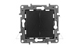 Etika - Переключатель на 2 направления двухклавишный (антрацит) от интернет-магазина amperkin.by