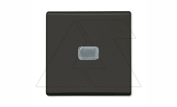 Basic 55 - Выключатель с подсветкой (шато-черный, блистер)