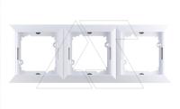 OPAL - Рамка 3 поста, белый