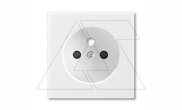 Basic 55 - Лицевая панель с защитными шторками для розеток 20 M-500 (сл.кость)