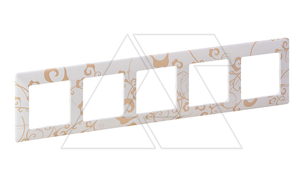 Valena Life - Рамка 5 постов верт/гориз, ампир белый