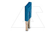 Перемычка FBS 2-5 BU на 2 полюса, для клемм 5,2mm, 24A, синяя от интернет-магазина amperkin.by