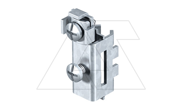 Зажим 927 SCH-K-VA для ленточных заземляющих скоб, Ø8мм/2,5-25мм², нерж. сталь
