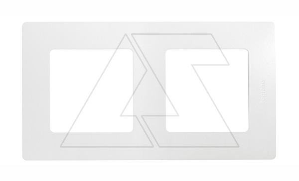 Etika - Рамка 2 поста (белая)